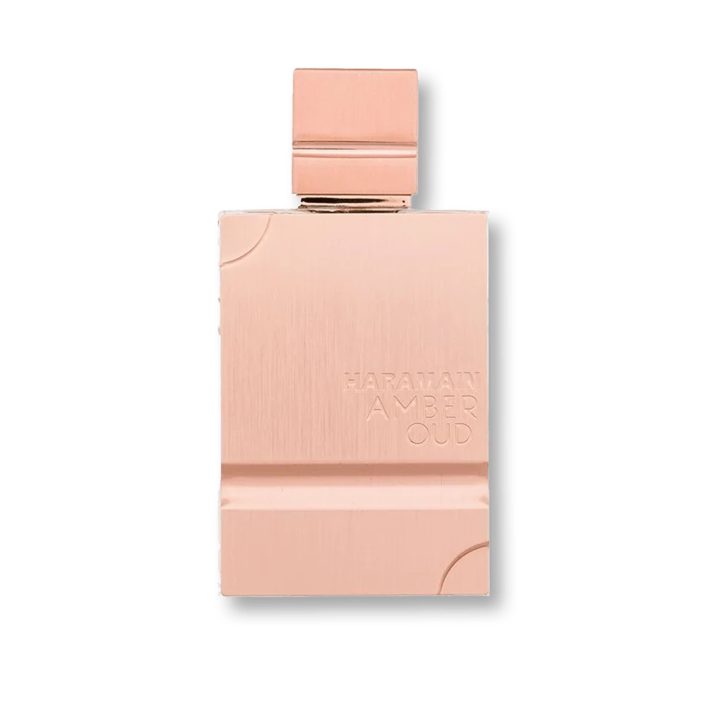 Al Haramain Amber Oud manufacturer bottle, linked from the supplied product catalogue.