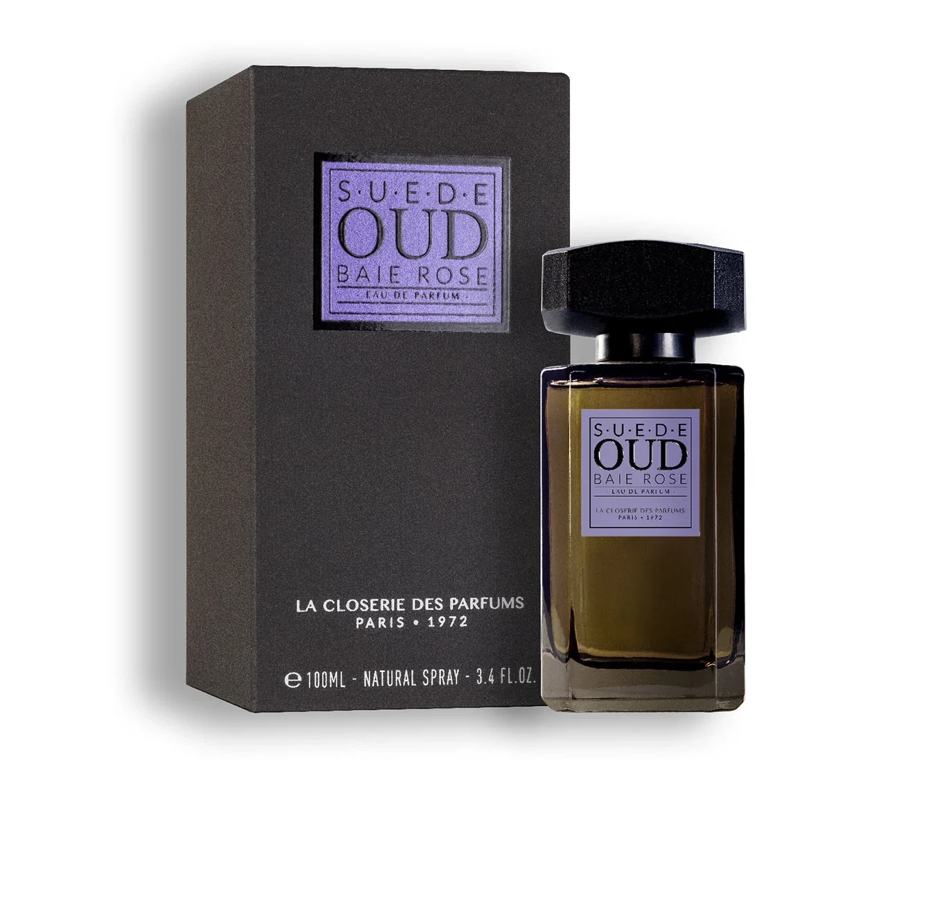 La Closerie Des Parfums Oud Baie Rose Suede manufacturer bottle, linked from the supplied product catalogue.
