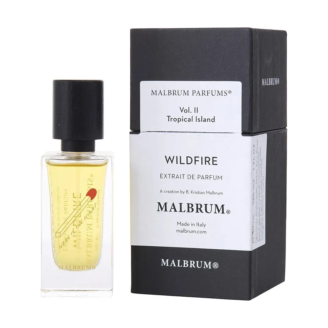 Malbrum Wildfire manufacturer bottle, linked from the supplied product catalogue.