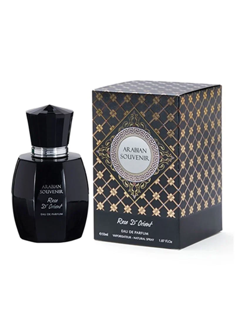 Arabian Souvenir ROSE D'ORIENT manufacturer bottle, linked from the supplied product catalogue.