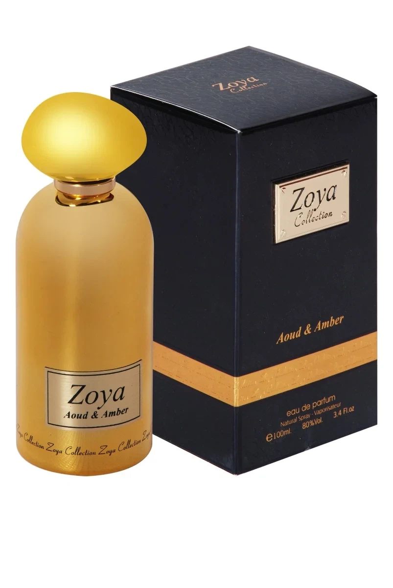Zoya Aoud & Amber manufacturer bottle, linked from the supplied product catalogue.