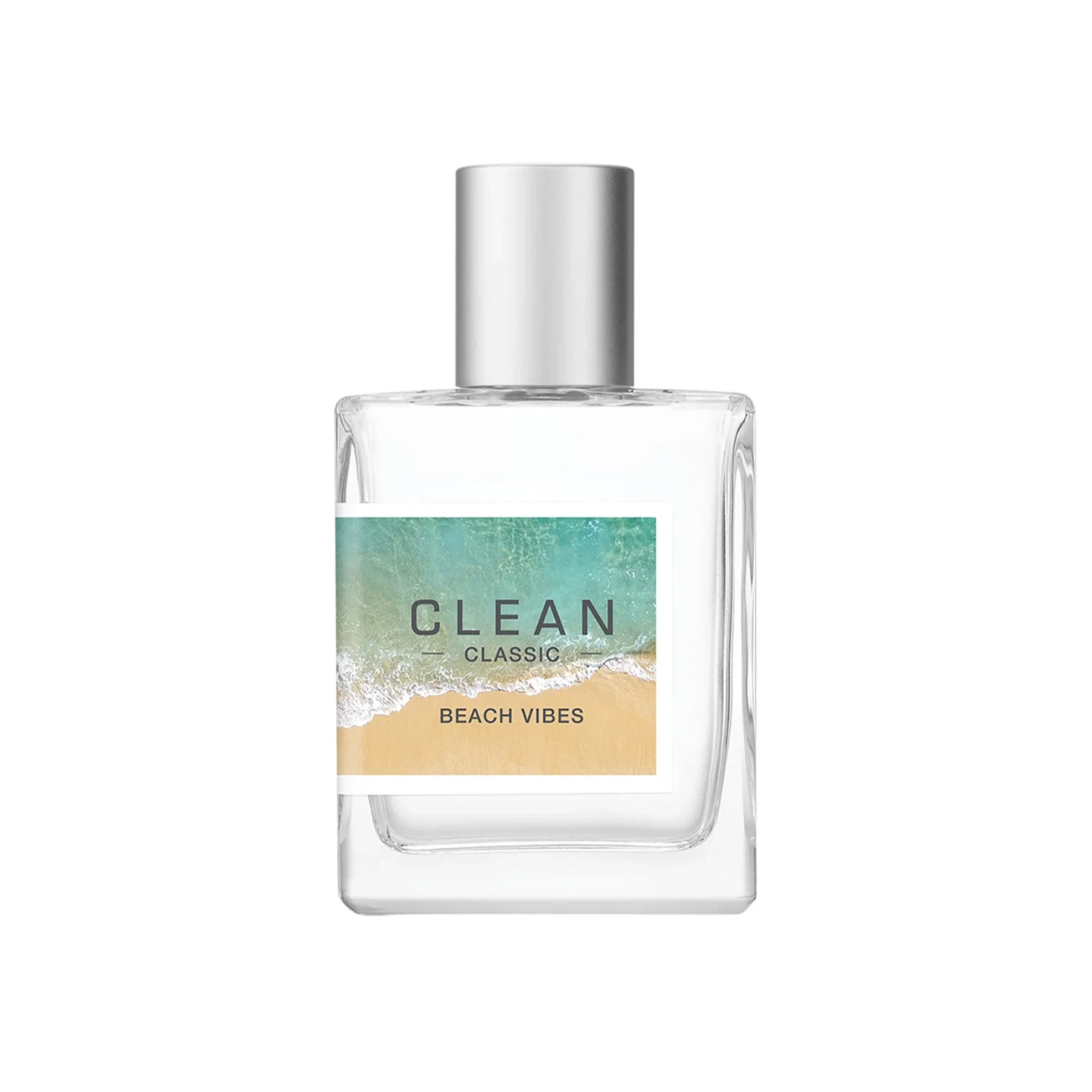 Clean Beach Vibes manufacturer bottle, linked from the supplied product catalogue.