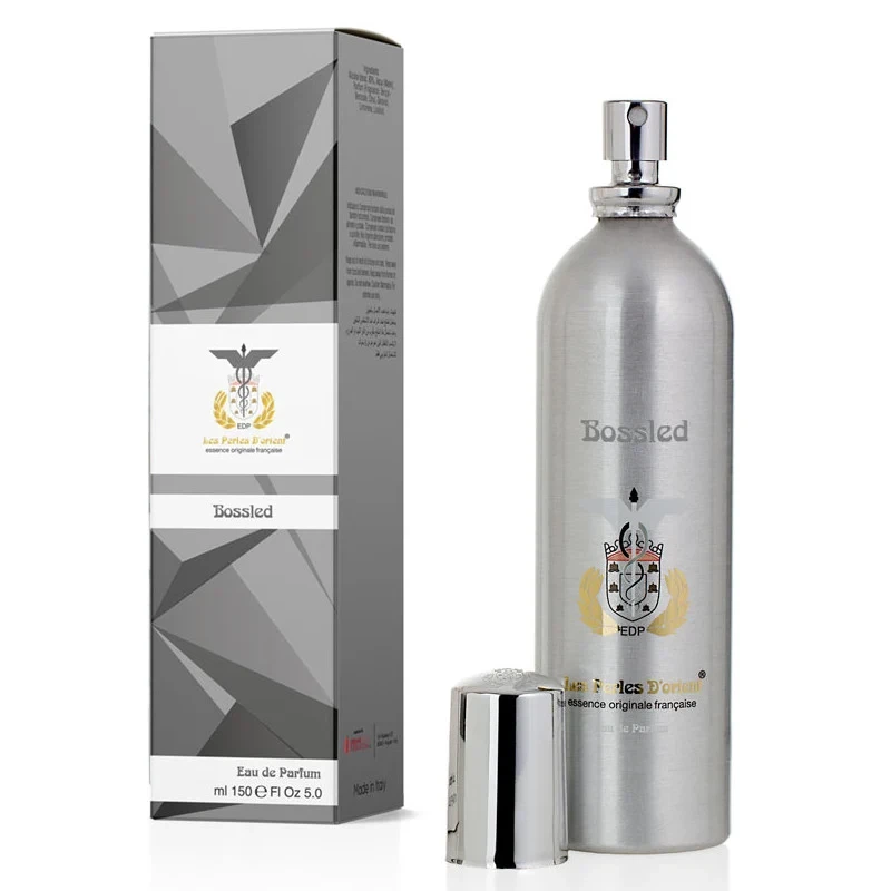 Les Perles D'Orient Bossled manufacturer bottle, linked from the supplied product catalogue.