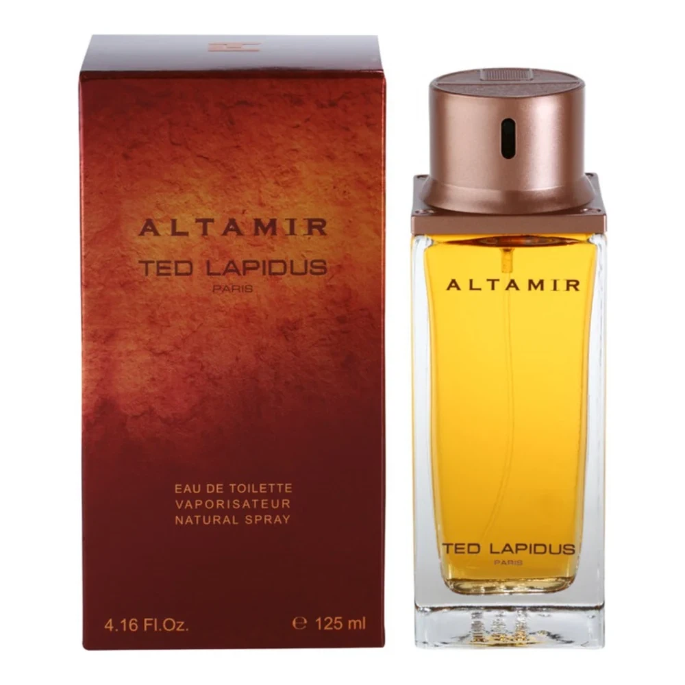 Ted Lapidus Altamir manufacturer bottle, linked from the supplied product catalogue.