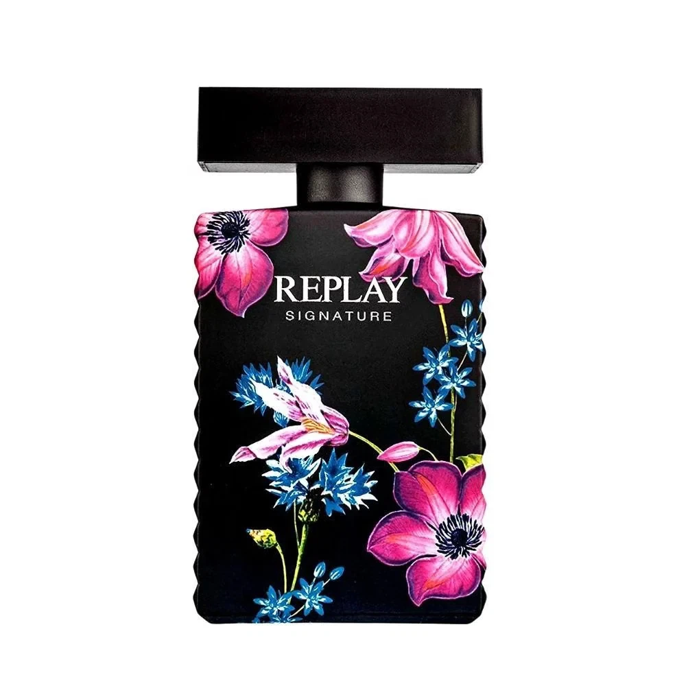 Replay Signature manufacturer bottle, linked from the supplied product catalogue.
