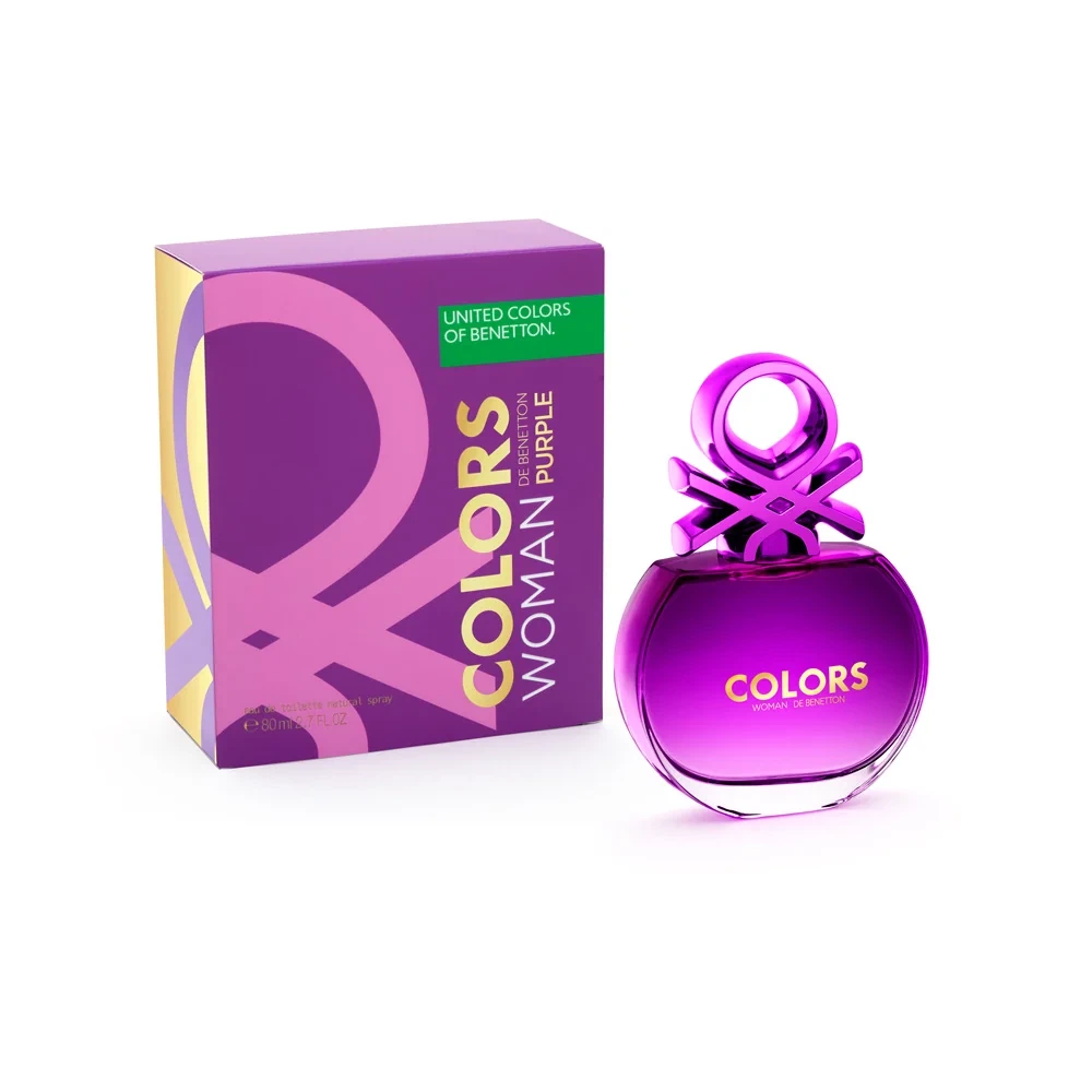 Benetton Colors De Benetton Purple Woman manufacturer bottle, linked from the supplied product catalogue.