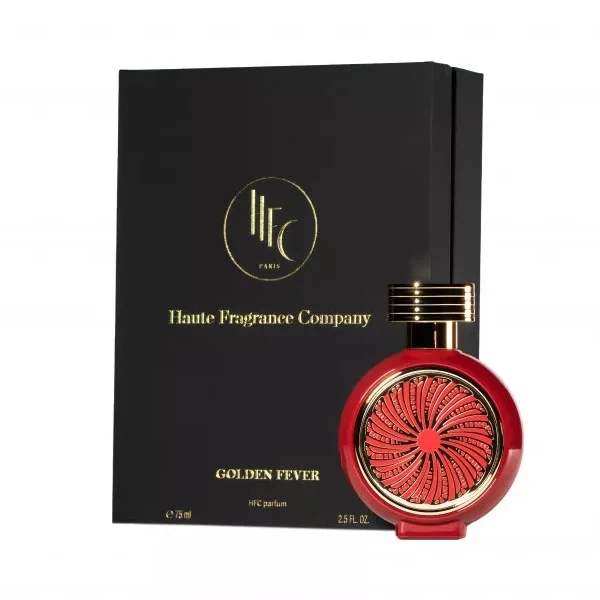 Hfc Golden Fever manufacturer bottle, linked from the supplied product catalogue.