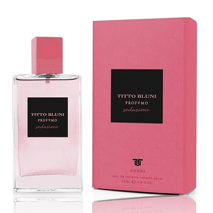 Titto Bluni Profvmo Seduzione Donna manufacturer bottle, linked from the supplied product catalogue.