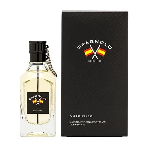 Spagnolo Autentico manufacturer bottle, linked from the supplied product catalogue.