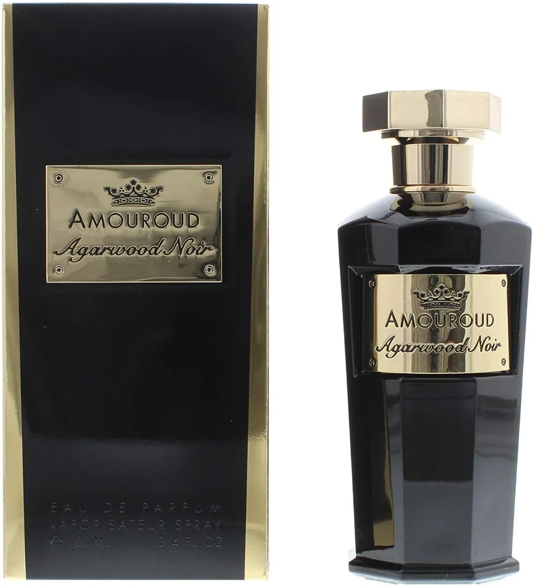 Amouroud Agarwood Noir manufacturer bottle, linked from the supplied product catalogue.