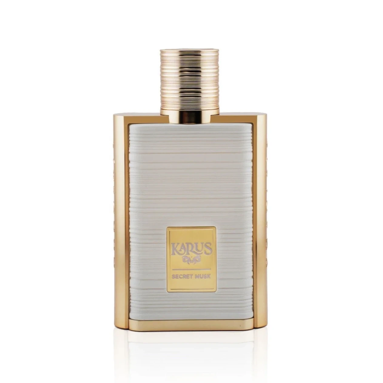 Khadlaj Karus Secret Musk manufacturer bottle, linked from the supplied product catalogue.