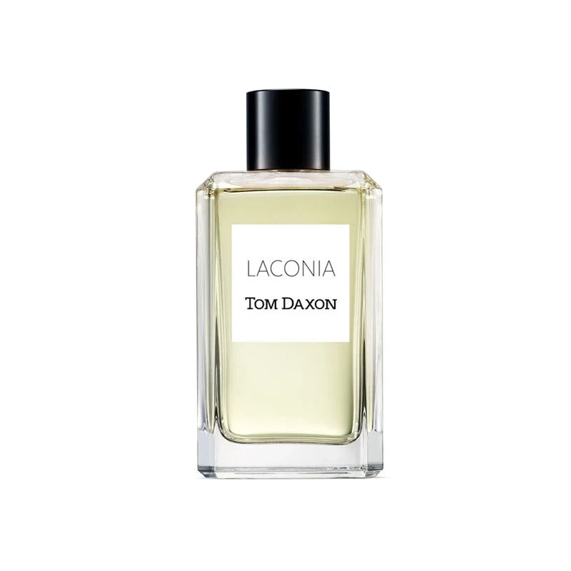 Tom Daxon Laconia manufacturer bottle, linked from the supplied product catalogue.