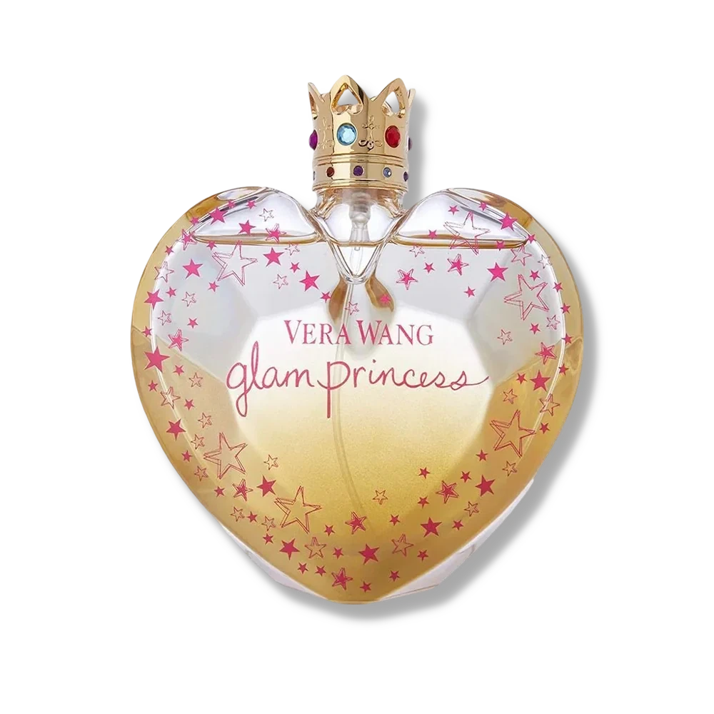 Vera Wang GLAM PRINCESS manufacturer bottle, linked from the supplied product catalogue.