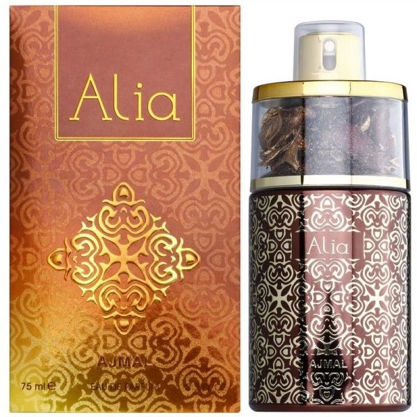 Ajmal Ajmal Alia manufacturer bottle, linked from the supplied product catalogue.