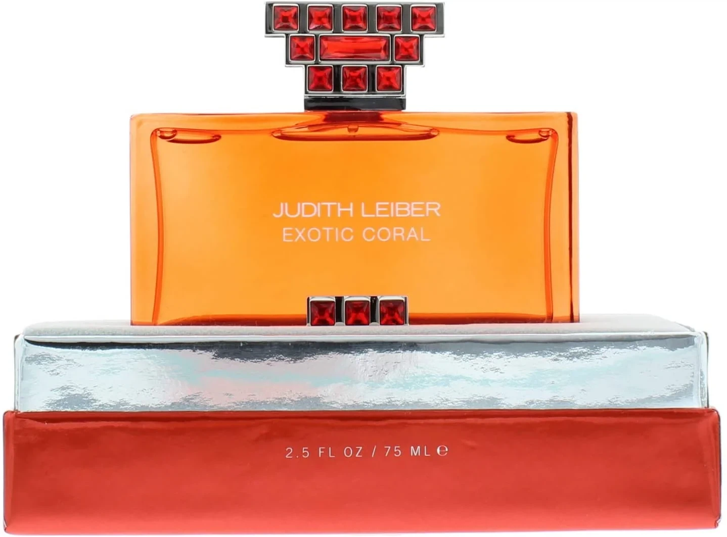 Judith Leiber Exotic Coral manufacturer bottle, linked from the supplied product catalogue.
