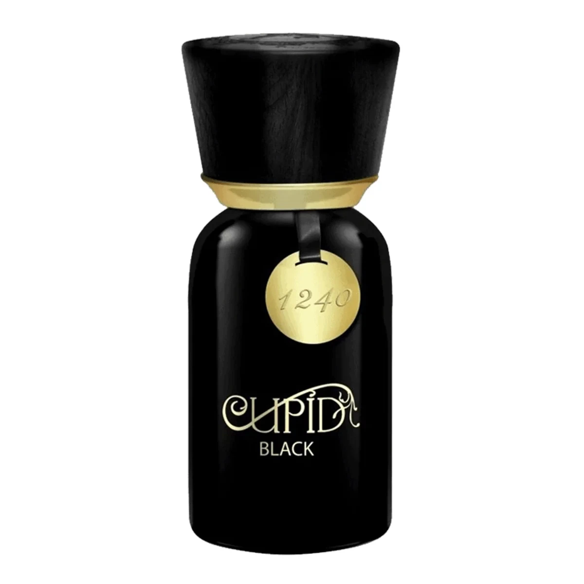 Cupid Black 1240 Parfum manufacturer bottle, linked from the supplied product catalogue.
