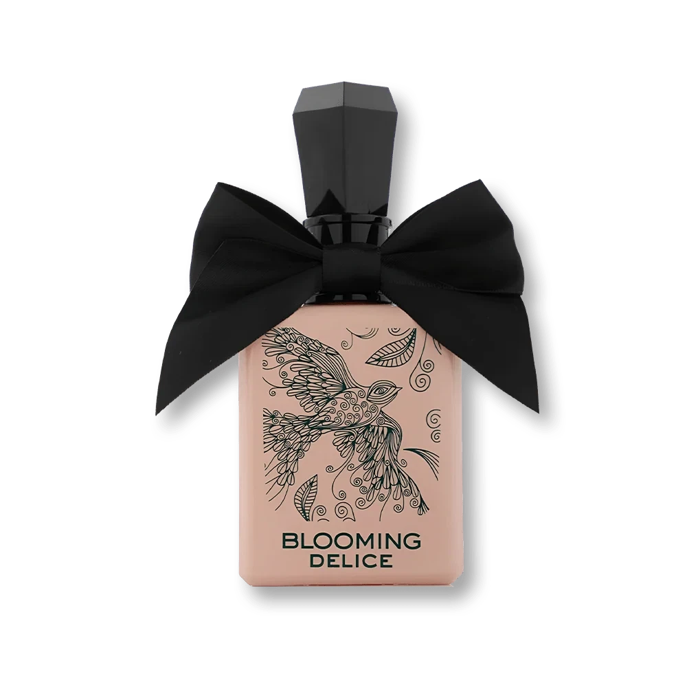 L'Orientale Fragrance Blooming Delice manufacturer bottle, linked from the supplied product catalogue.