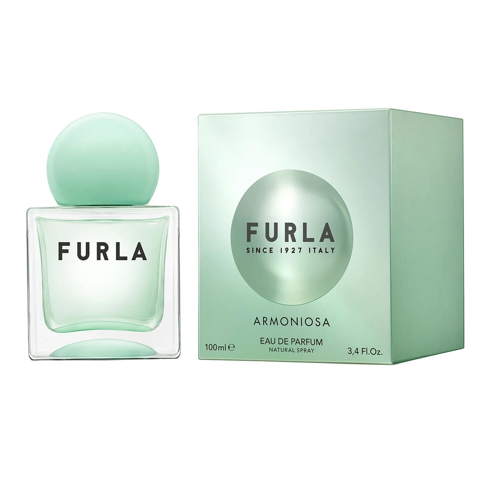 Furla Armoniosa Floral Woody Musky manufacturer bottle, linked from the supplied product catalogue.