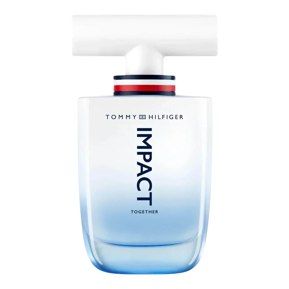 Tommy Hilfiger Impact Together manufacturer bottle, linked from the supplied product catalogue.