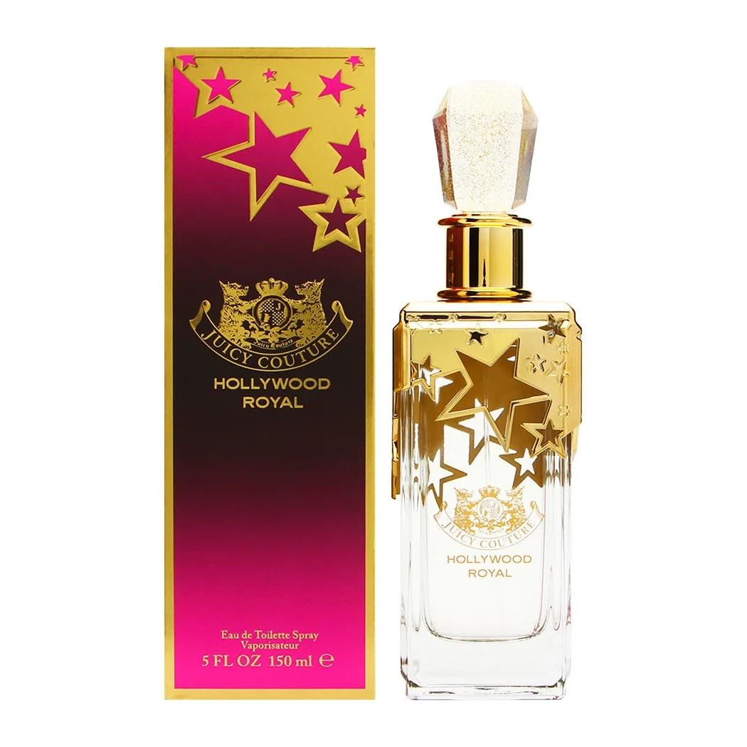 Juicy Couture Hollywood Royal manufacturer bottle, linked from the supplied product catalogue.