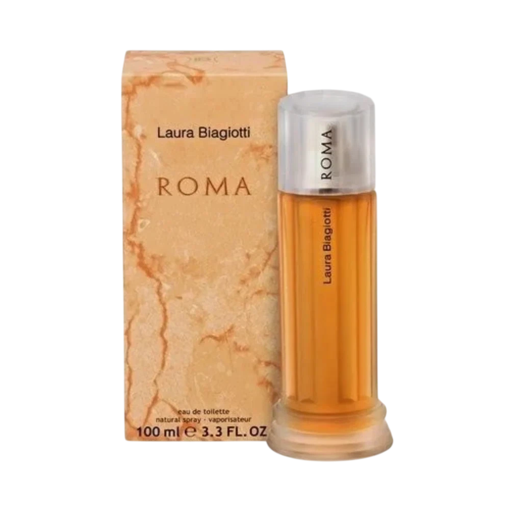 Laura Biagiotti Roma manufacturer bottle, linked from the supplied product catalogue.