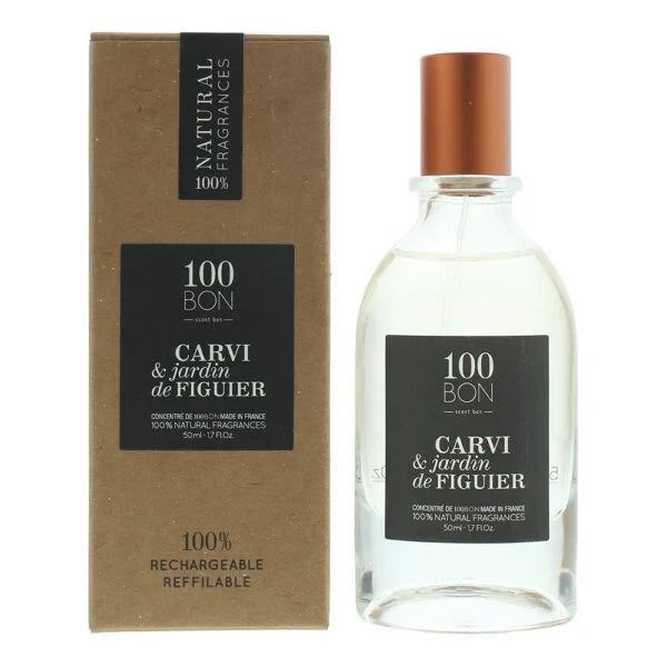 100 Bon CARVI & JARDIN DE FIGUIER CONCENTREE REFILLABLE manufacturer bottle, linked from the supplied product catalogue.