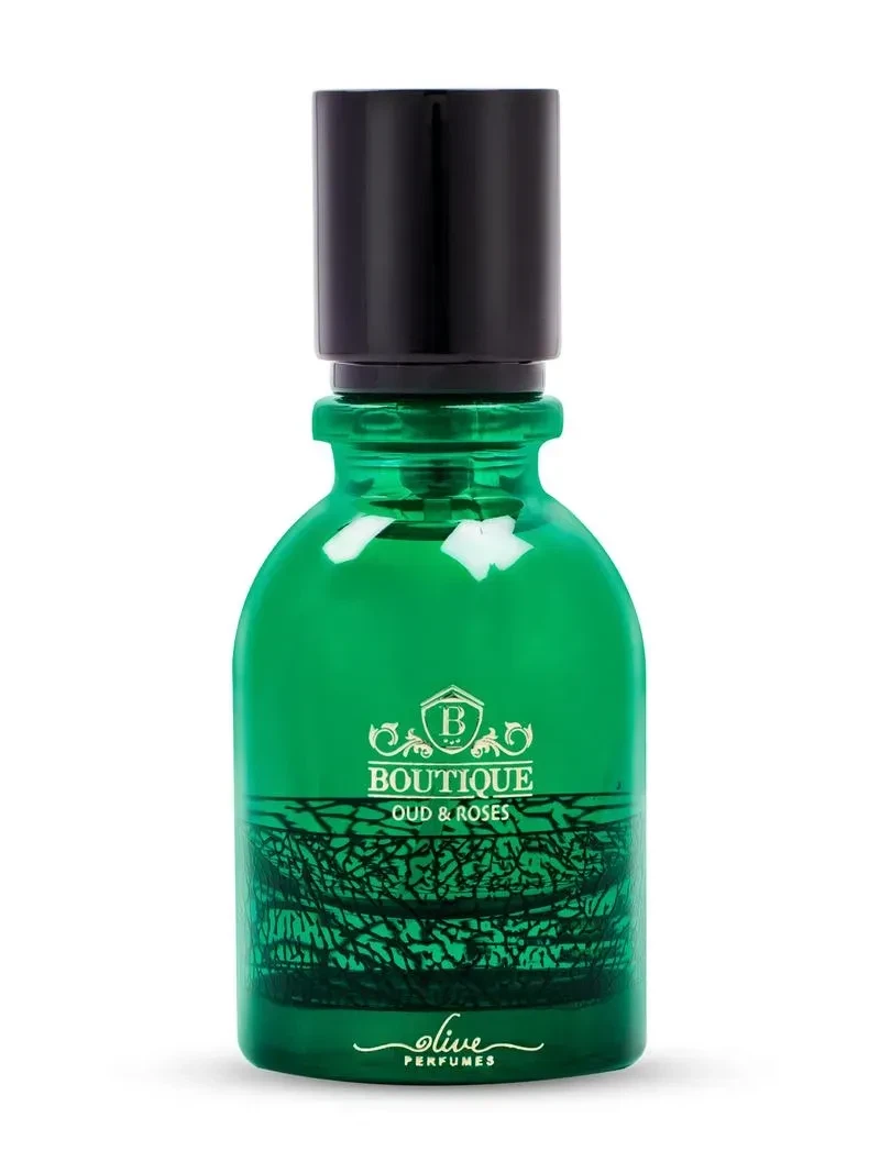 Olive Perfumes Boutique Oud & Roses manufacturer bottle.