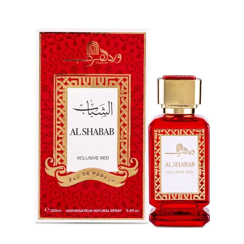 Ward Al Arab Al Shabab Xclusive Red manufacturer bottle.