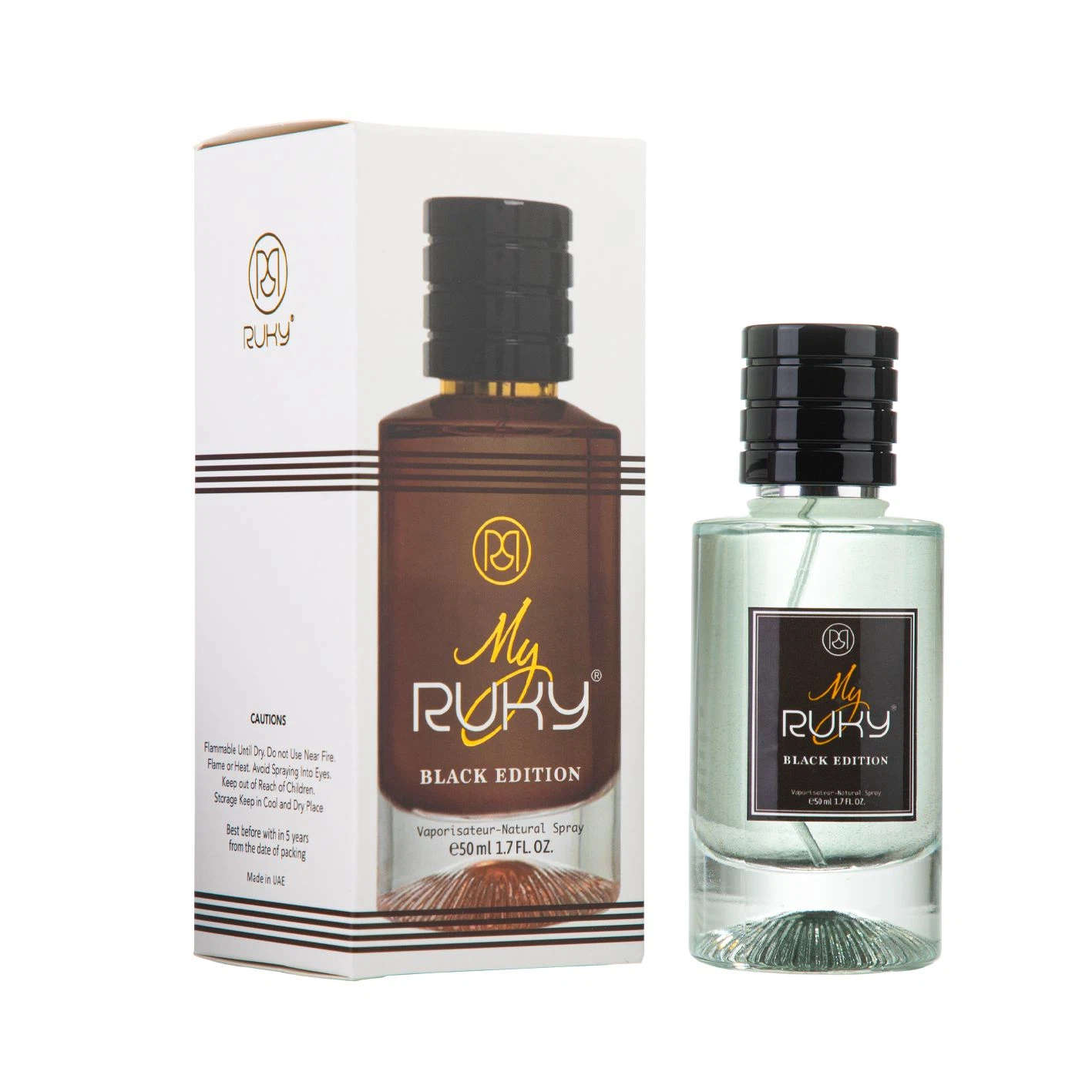 Ruky Black manufacturer bottle.
