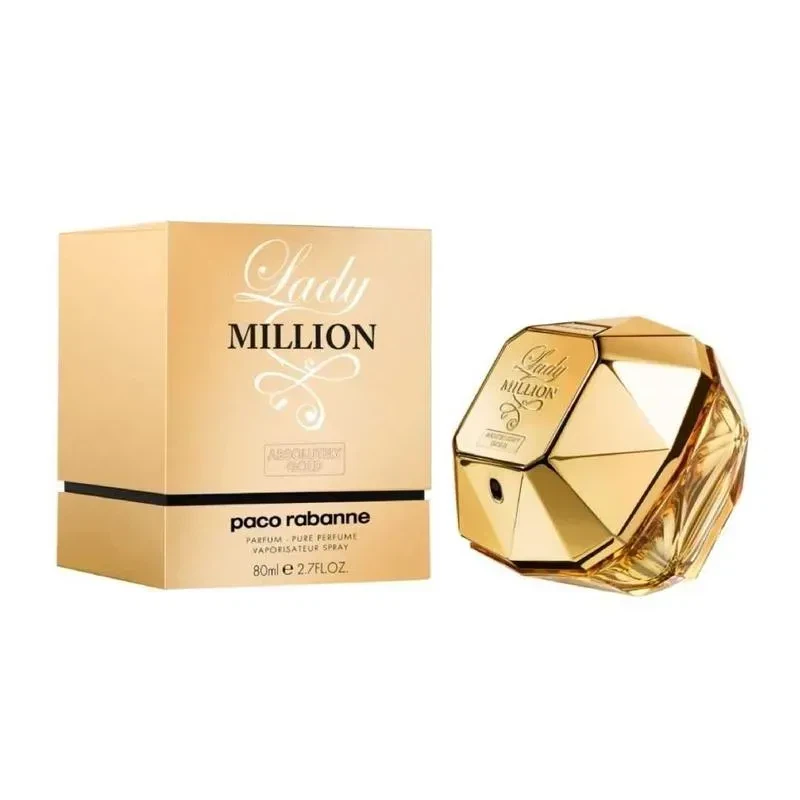 Paco Rabanne Lady Million Absolutely Gold manufacturer bottle.