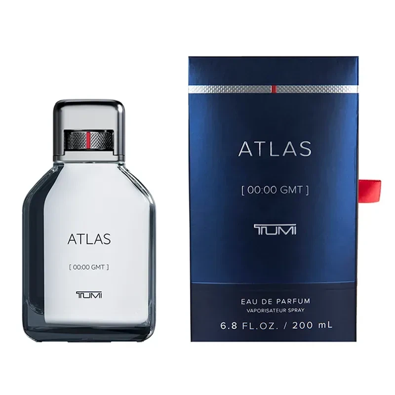 Tumi Atlas 00:00 GMT manufacturer bottle.