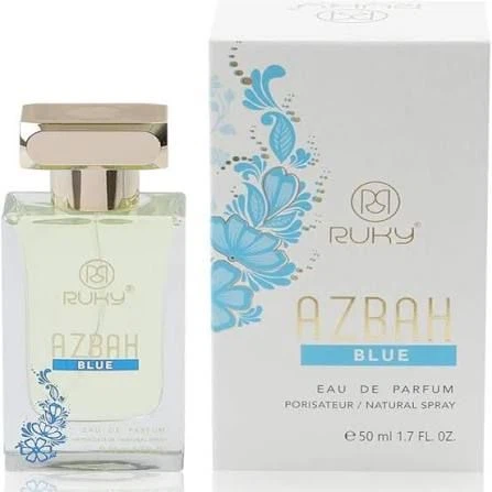 Ruky Azbah Blue manufacturer bottle.