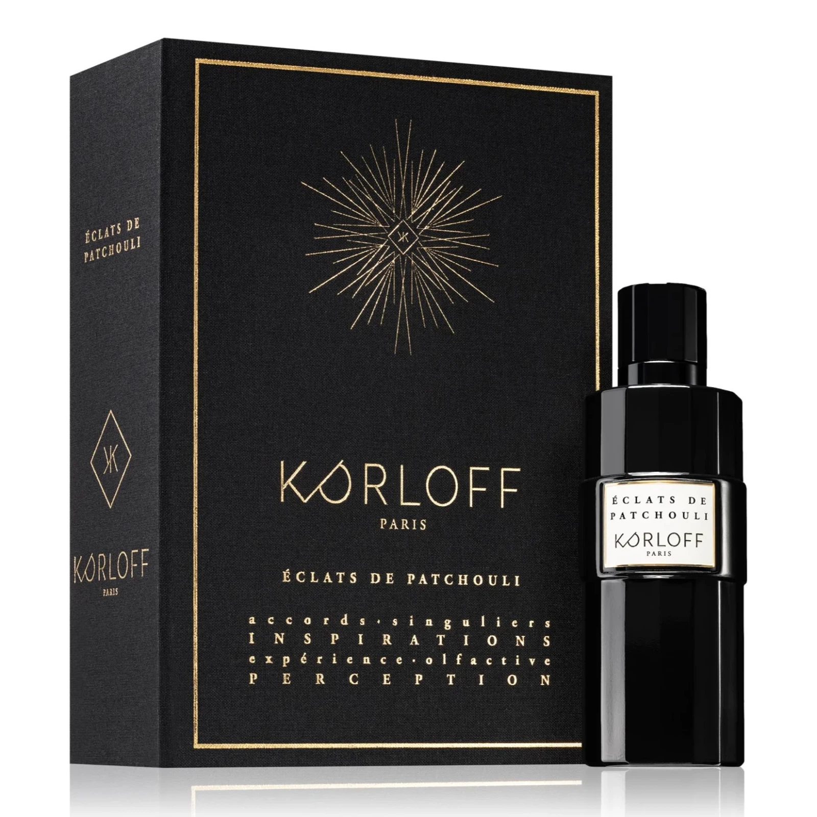 Korloff Eclats de Patchouli manufacturer bottle.