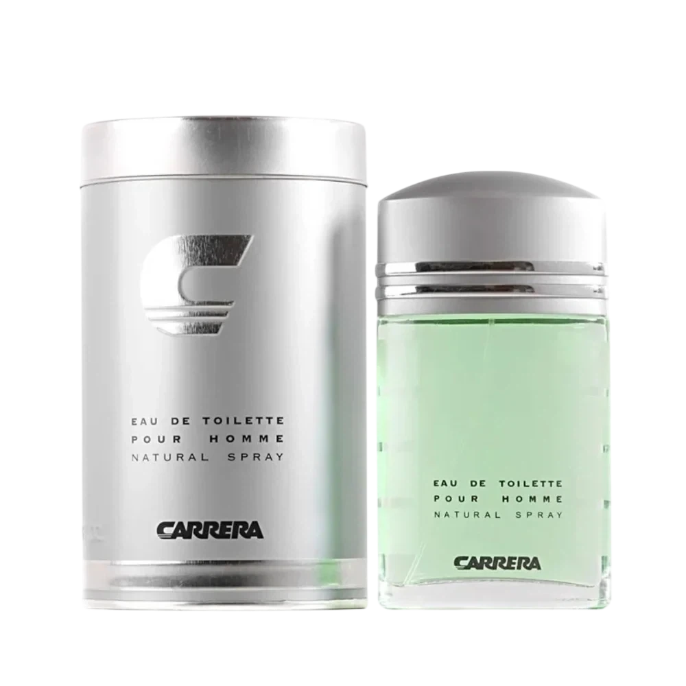 Carrera Pour Homme manufacturer bottle.