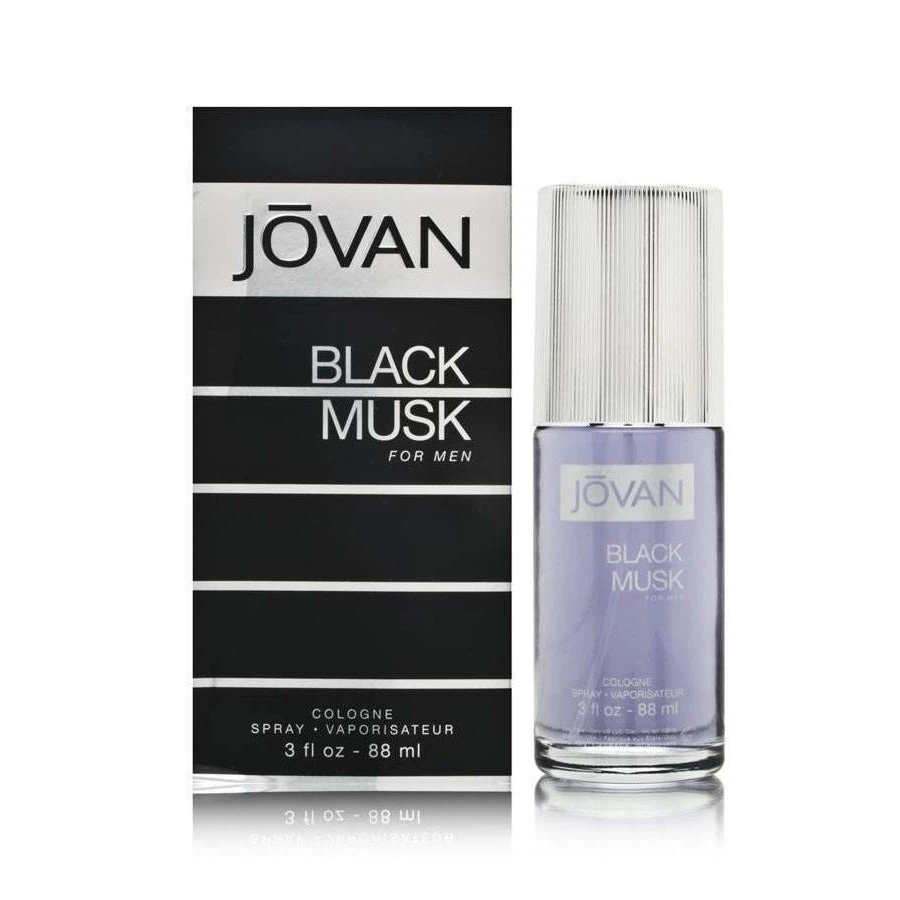 Jōvan Black Musk (Men) manufacturer bottle.