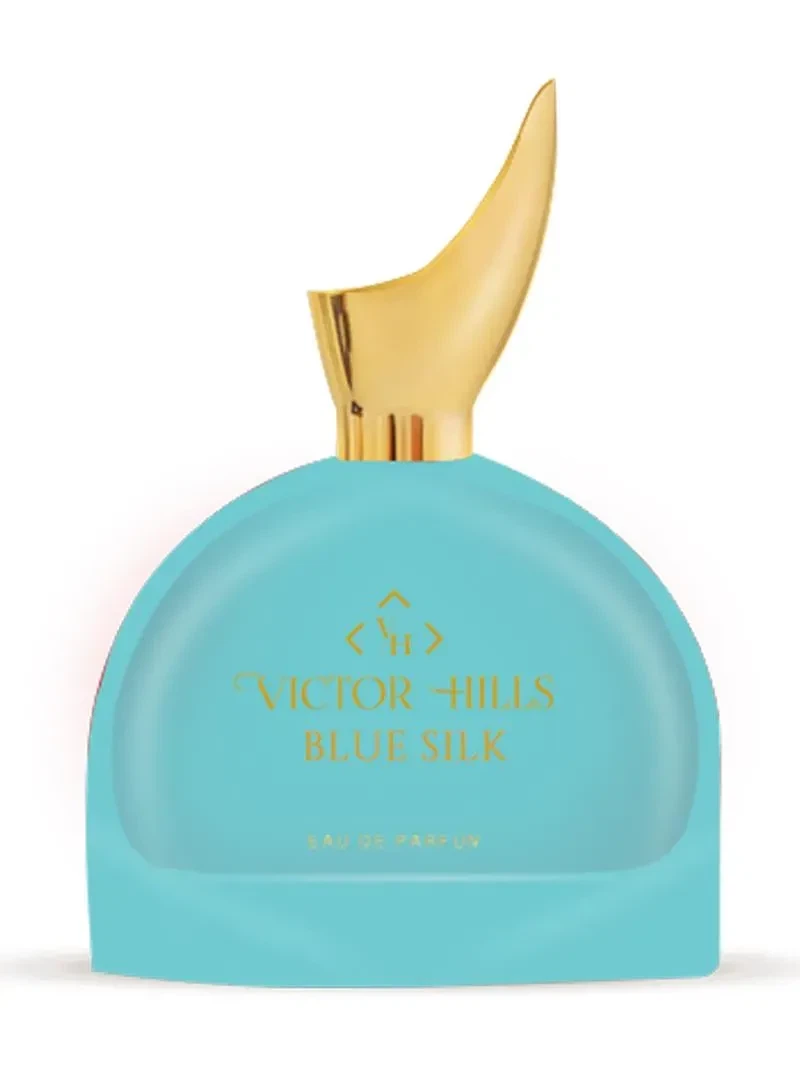 Victor Hills Blue Silk With Bag manufacturer bottle.