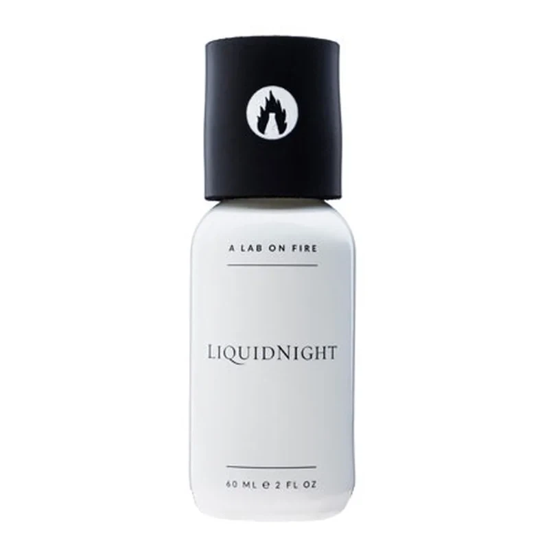 A Lab On Fire Liquid Night manufacturer bottle.