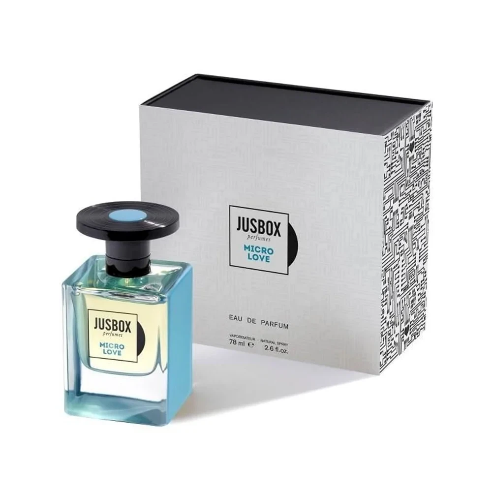 Jusbox Micro Love manufacturer bottle.