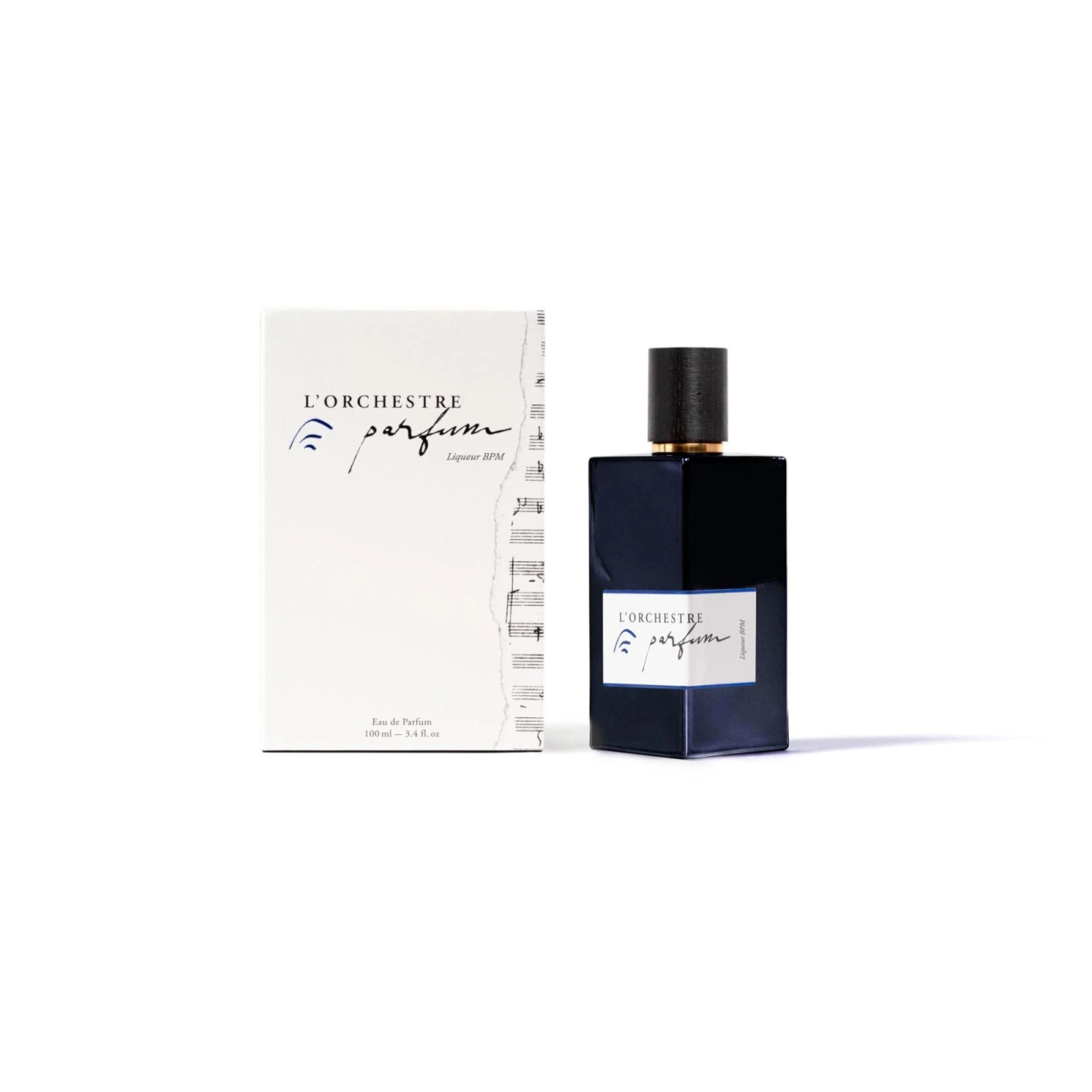 L’Orchestre Parfum Parfum Liqueur BPM manufacturer bottle.