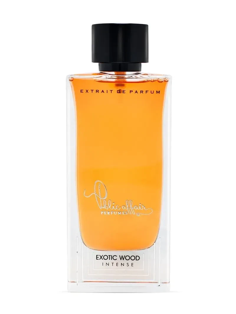 Public Affair Exotic Wood Intense manufacturer bottle.