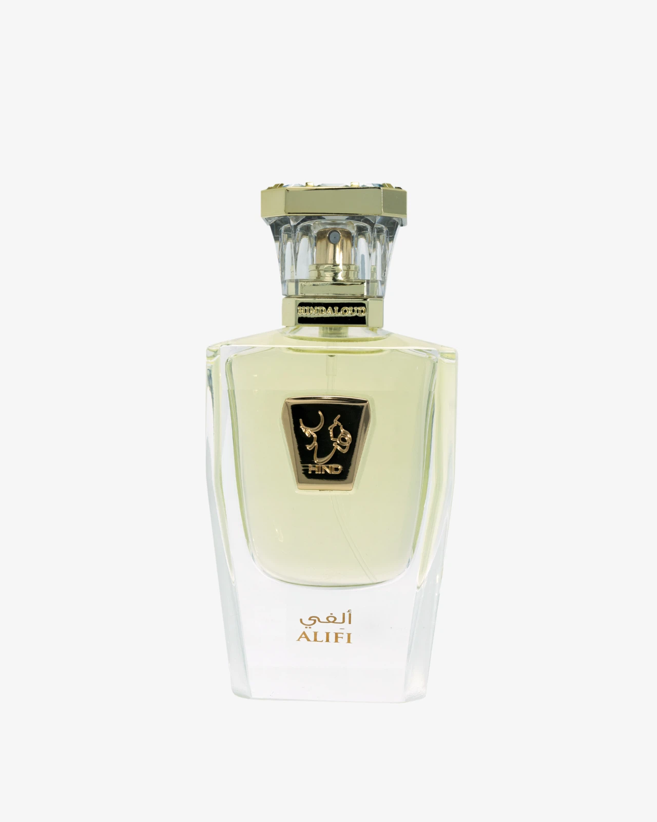 Hind Al Oud Alifi Parfum manufacturer bottle.