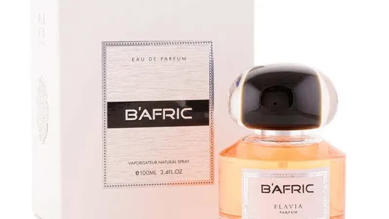 Flavia B'Afric manufacturer bottle.