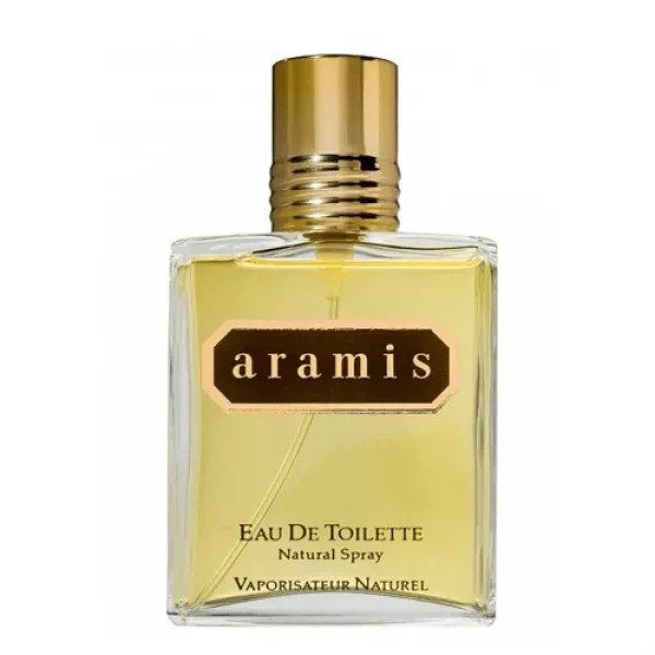 Aramis Brown manufacturer bottle.