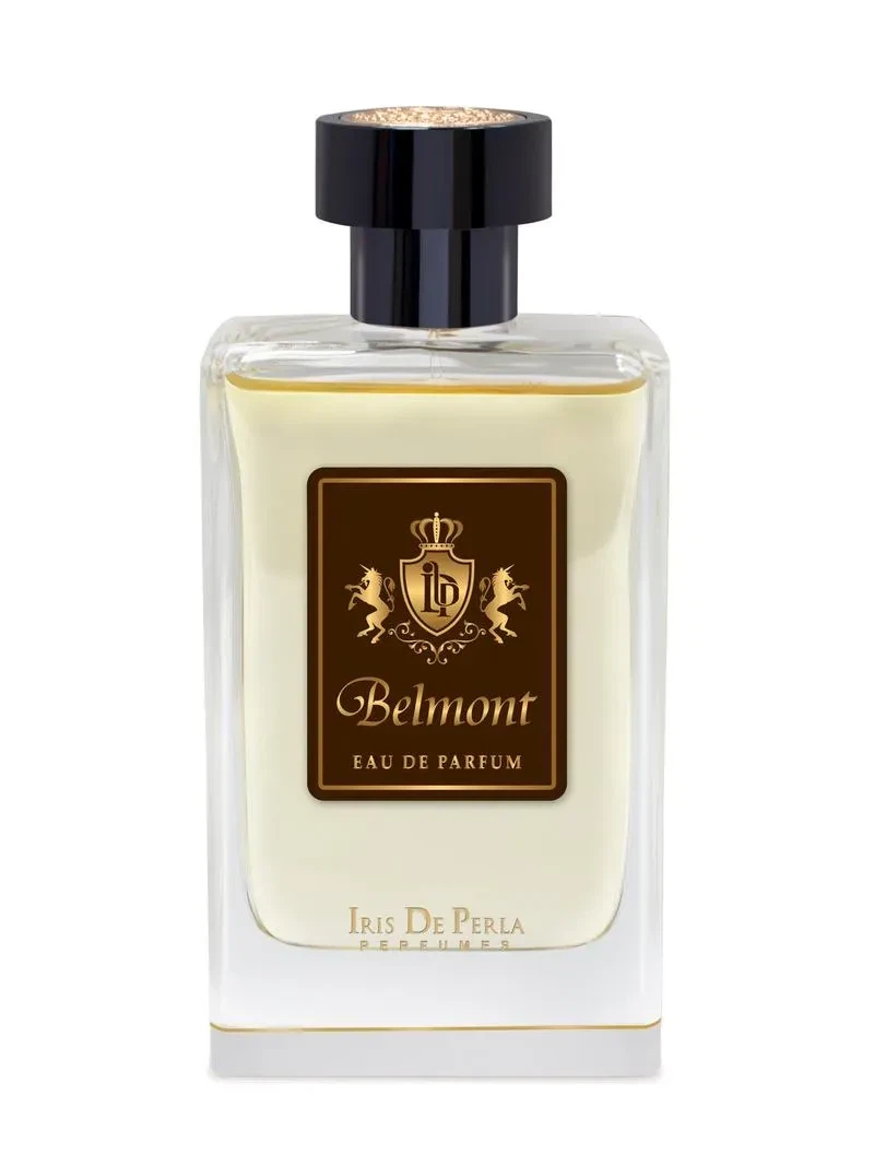 Iris De Perla Belmont manufacturer bottle.
