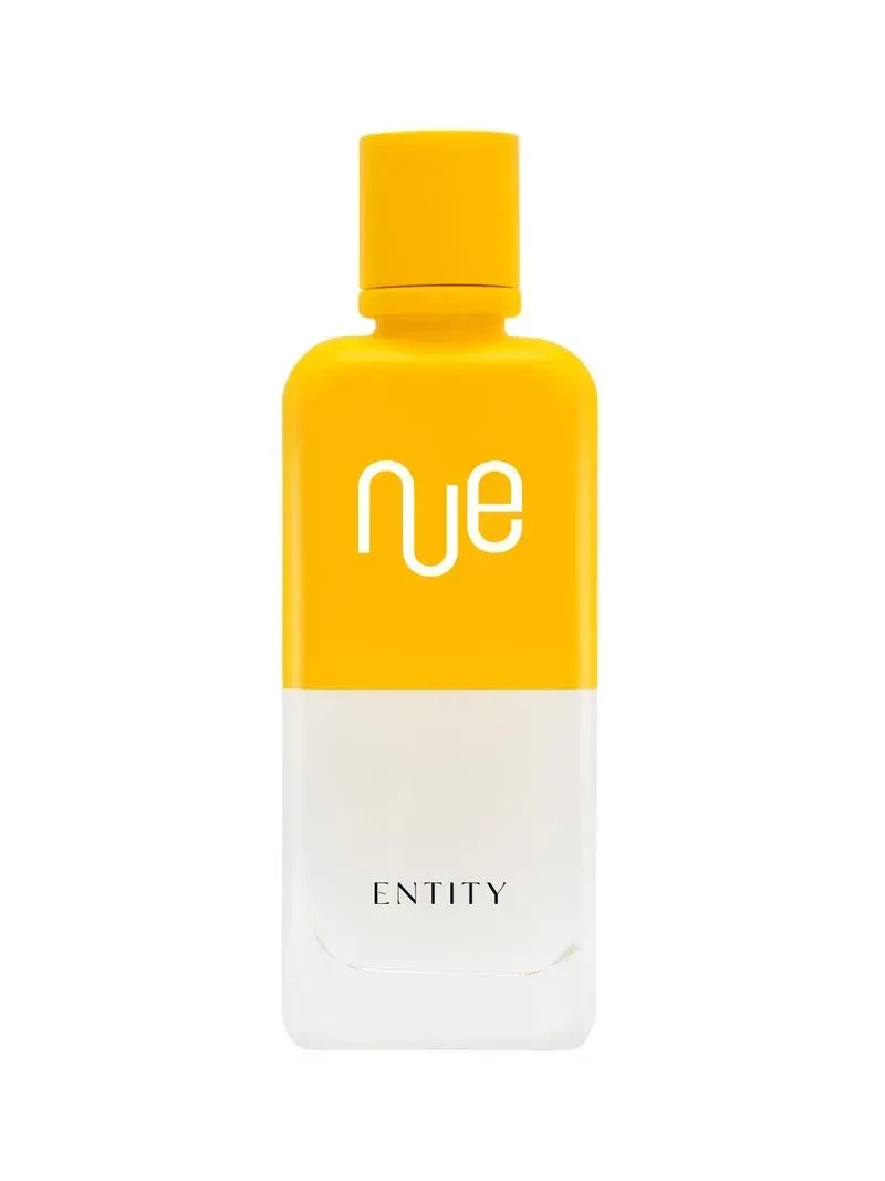 Nue Entity manufacturer bottle.