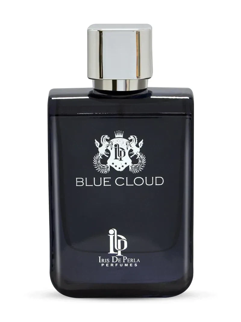 Iris De Perla Blue Cloud manufacturer bottle.