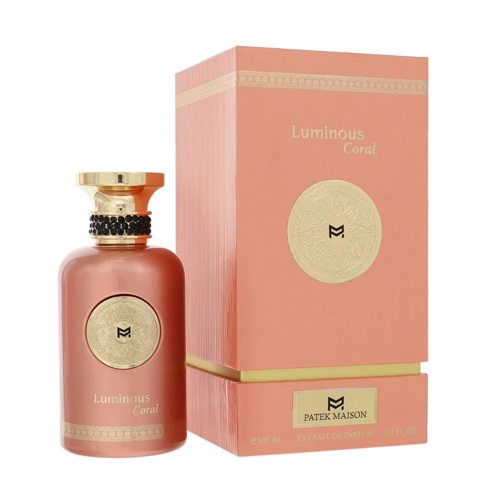 Patek Maison Luminous Coral Exrait manufacturer bottle.