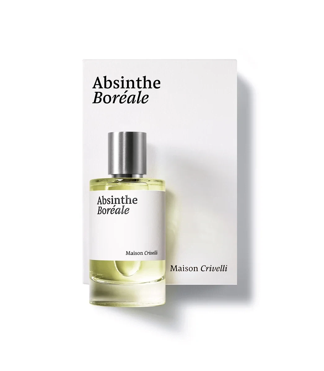 Maison Crivelli Absinthe Boréale manufacturer bottle.