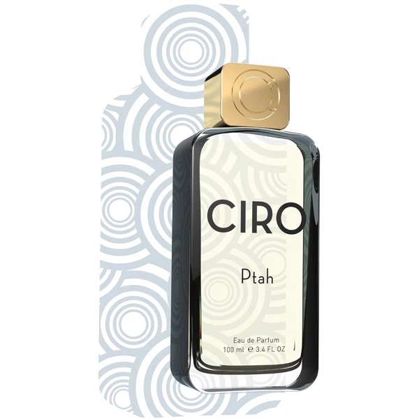 Ciro Ptah manufacturer bottle.