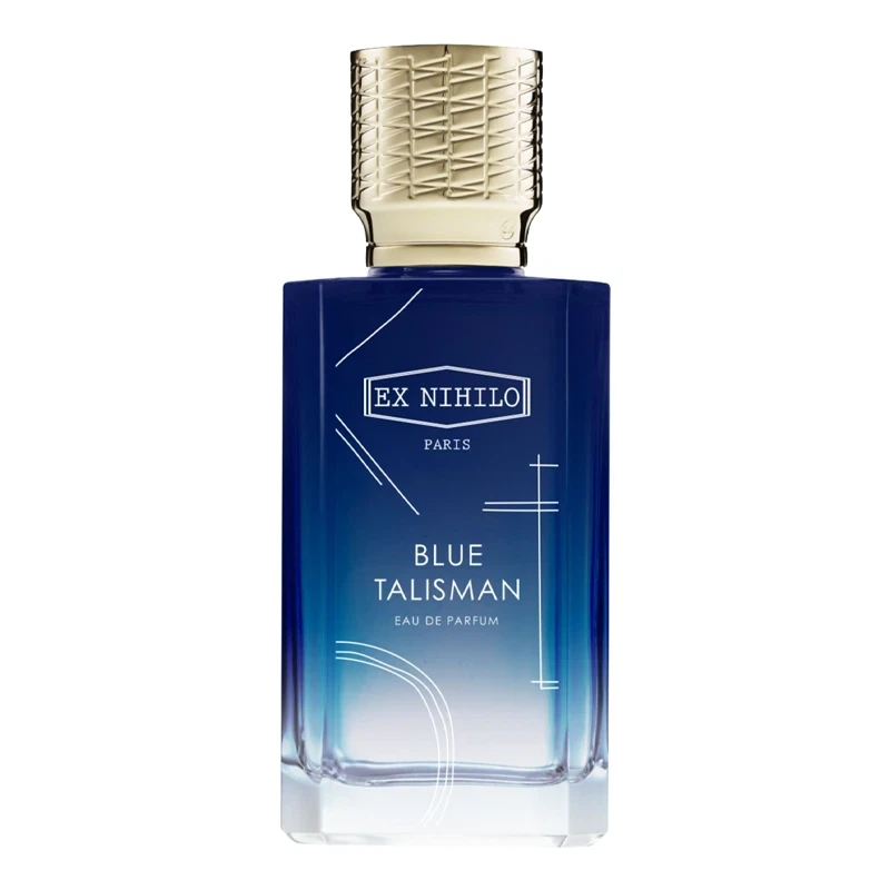 Ex Nihilo Blue Talisman manufacturer bottle.